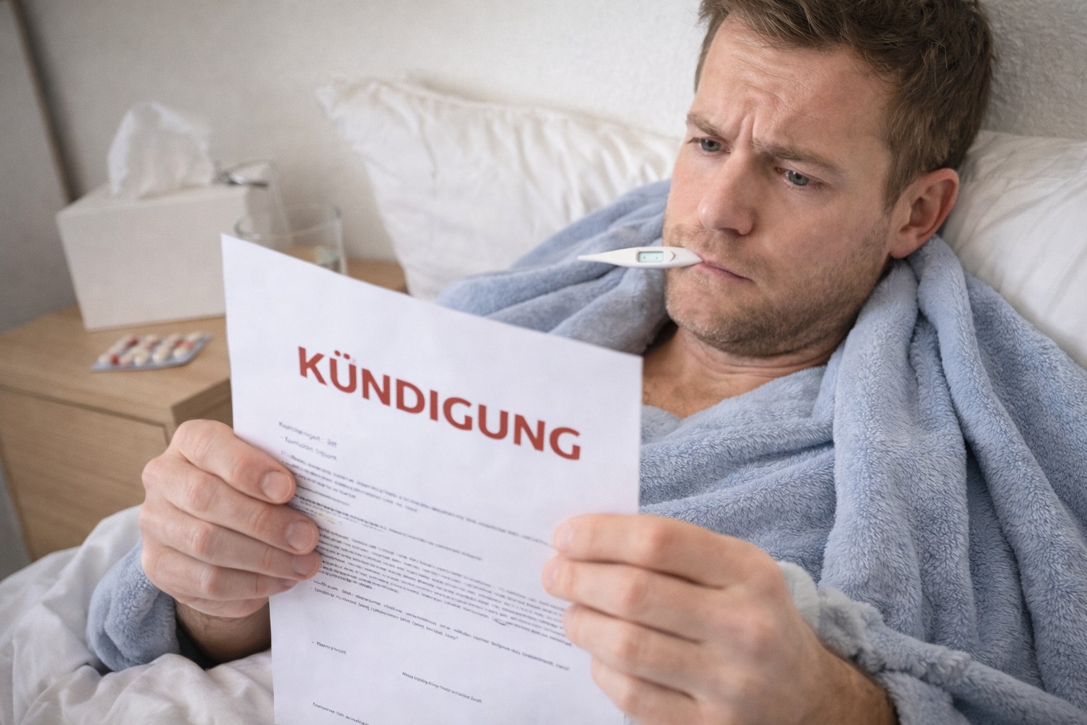 Darf mein Chef mir wegen Krankheit kündigen?